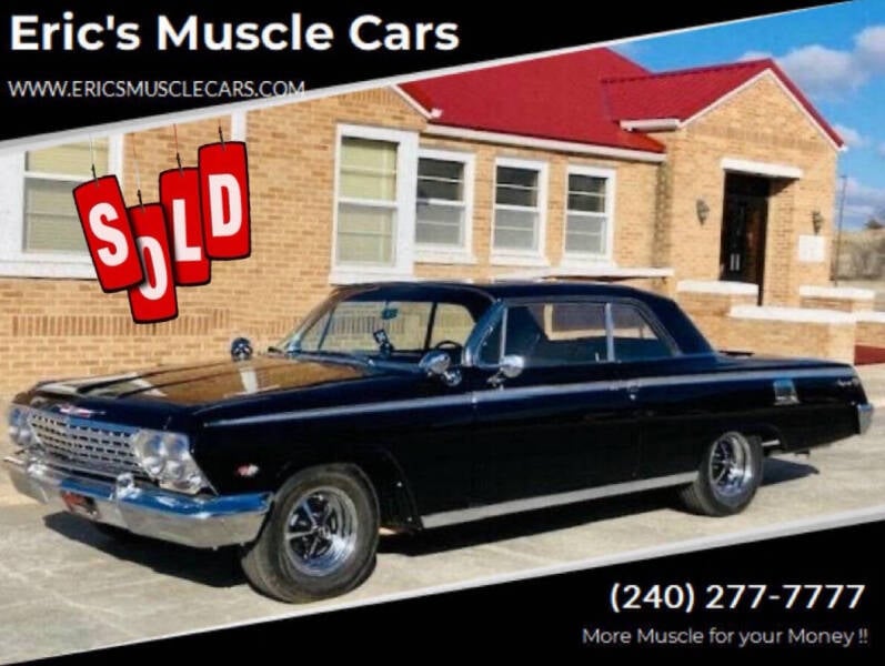 1962 Chevrolet Impala for sale at Eric's Muscle Cars in Clarksburg MD