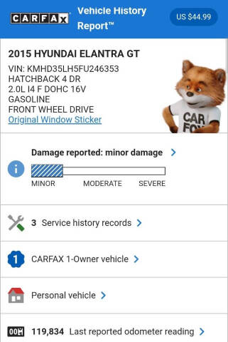 2015 Hyundai Elantra GT