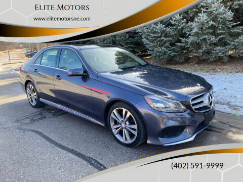 2016 Mercedes-Benz E-Class for sale at Elite Motors in Bellevue NE