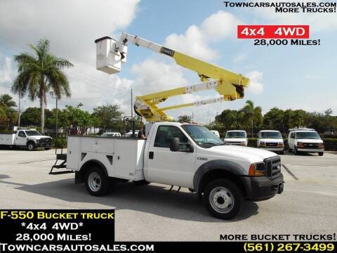 2006 Ford F-550 Super Duty for sale at Town Cars Auto Sales in West Palm Beach FL