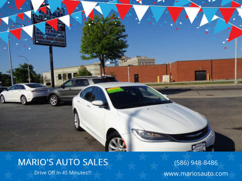 2015 Chrysler 200 for sale at MARIO'S AUTO SALES in Mount Clemens MI