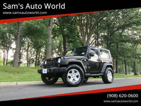 2010 Jeep Wrangler for sale at Sam's Auto World in Roselle NJ