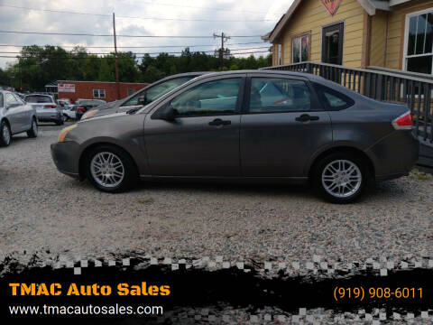 2010 Ford Focus for sale at TMAC Auto Sales & Window Tinting in Durham NC