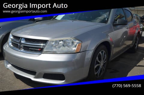 2013 Dodge Avenger for sale at Georgia Import Auto in Alpharetta GA