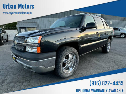 2005 Chevrolet Avalanche for sale at Urban Motors in Sacramento CA