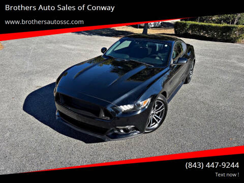 2017 Ford Mustang for sale at Brothers Auto Sales of Conway in Conway SC