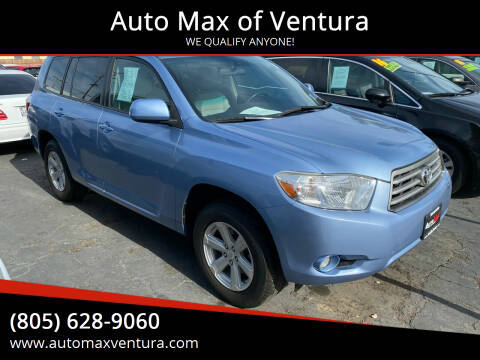 2010 Toyota Highlander for sale at Auto Max of Ventura in Ventura CA