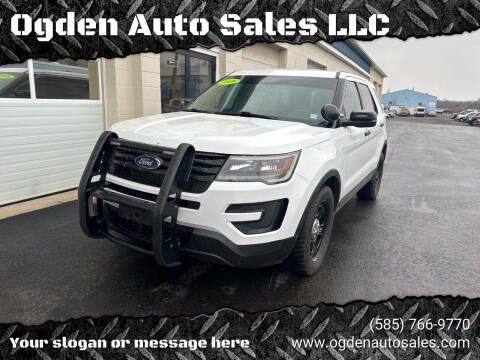 2018 Ford Explorer for sale at Ogden Auto Sales LLC in Spencerport NY