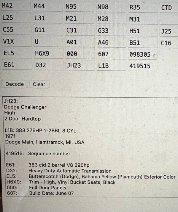 1971 Dodge Challenger