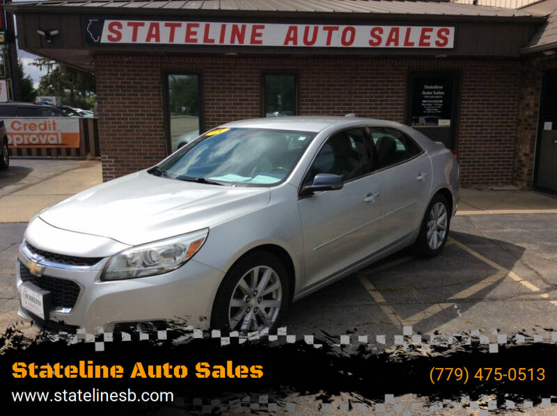 2015 Chevrolet Malibu for sale at Stateline Auto Sales in South Beloit IL