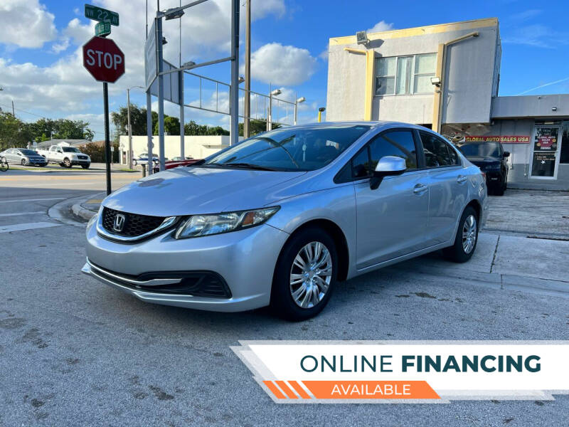 2013 Honda Civic for sale at Global Auto Sales USA in Miami FL