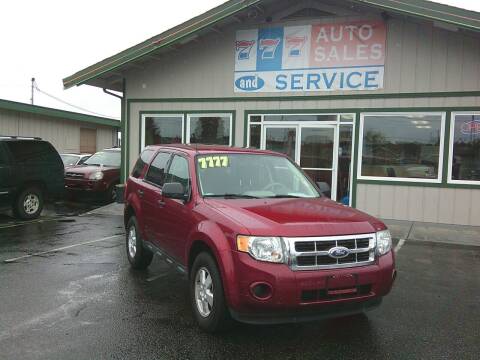 2012 Ford Escape for sale at 777 Auto Sales and Service in Tacoma WA