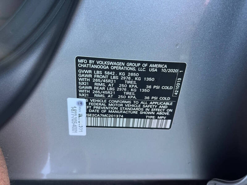 2021 Volkswagen Atlas Cross Sport V6 SEL R-Line 4Motion