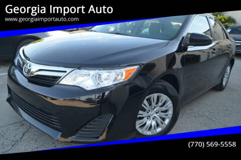 2012 Toyota Camry for sale at Georgia Import Auto in Alpharetta GA