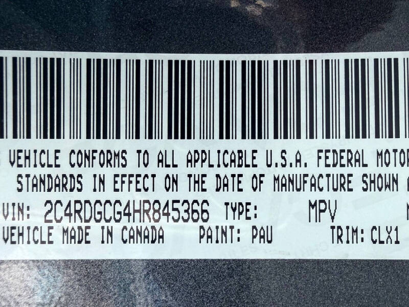 2017 Dodge Grand Caravan SXT