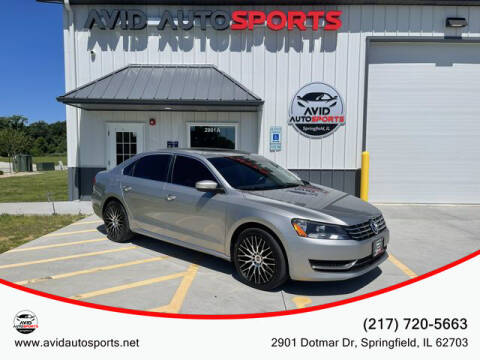 2013 Volkswagen Passat for sale at AVID AUTOSPORTS in Springfield IL