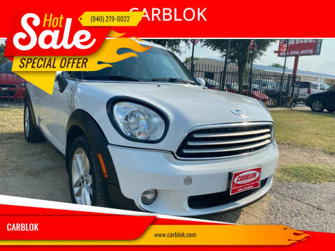 2014 MINI Countryman for sale at CARBLOK in Lewisville TX