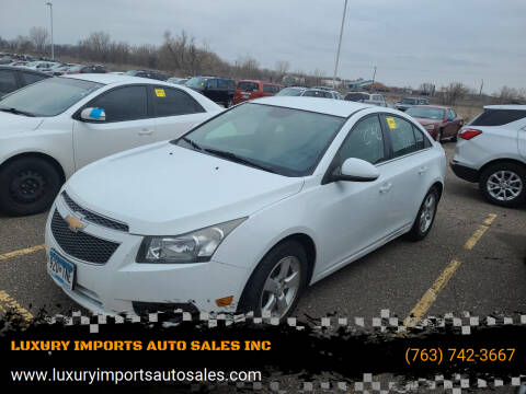 2013 Chevrolet Cruze for sale at LUXURY IMPORTS AUTO SALES INC in North Branch MN