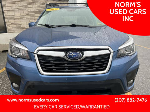 2019 Subaru Forester for sale at NORM'S USED CARS INC in Wiscasset ME