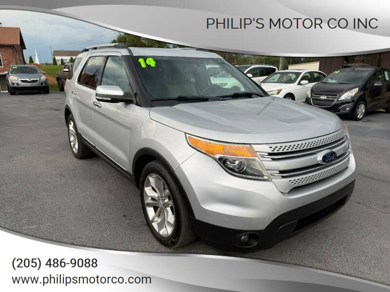 2014 Ford Explorer for sale at PHILIP'S MOTOR CO INC in Haleyville AL