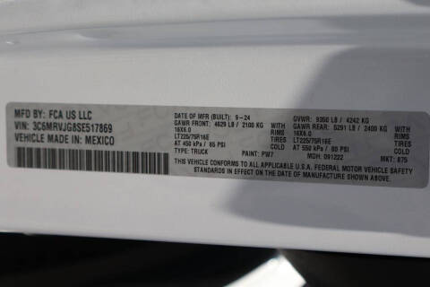2025 RAM ProMaster