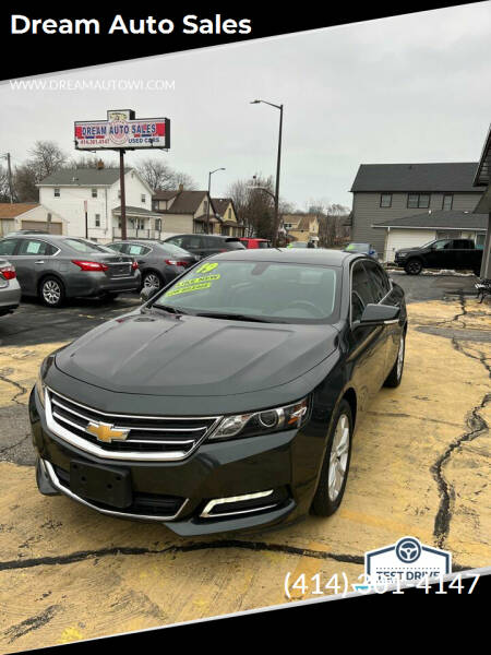 2019 Chevrolet Impala for sale at Dream Auto Sales in South Milwaukee WI