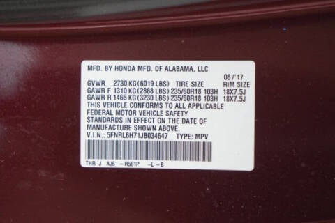 2018 Honda Odyssey EX-L