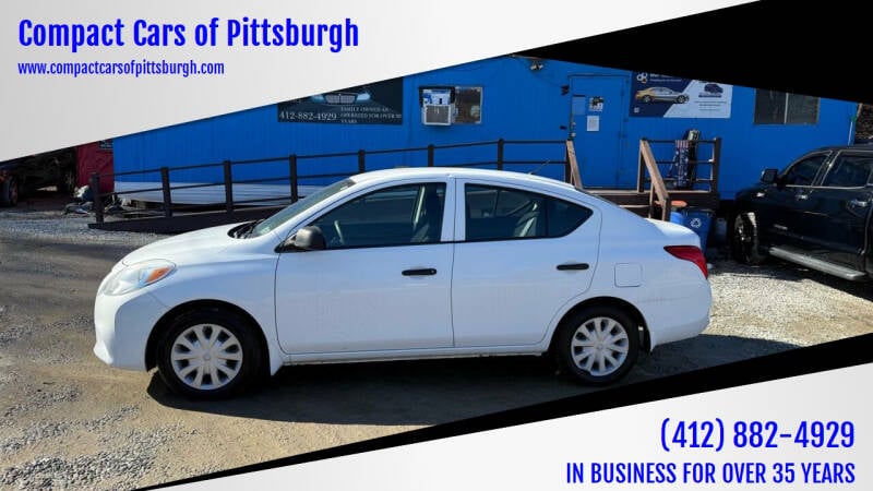 2012 Nissan Versa for sale at Compact Cars of Pittsburgh in Pittsburgh PA