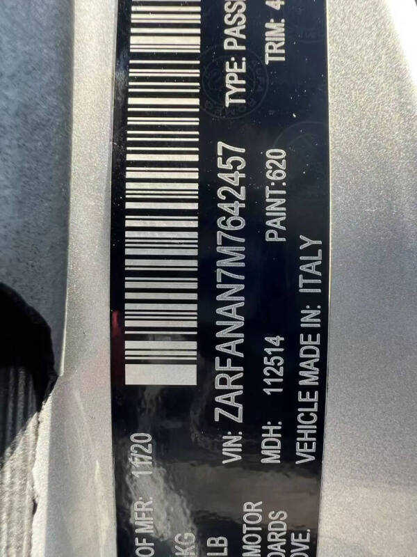 2021 Alfa Romeo Giulia Sprint