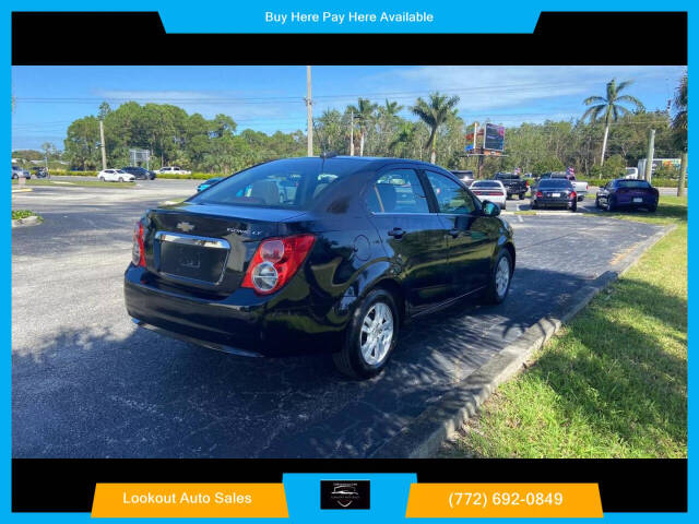 2015 Chevrolet Sonic for sale at Lookout Auto Sales in Stuart, FL