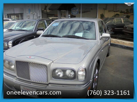 2002 Bentley Arnage for sale at One Eleven Vintage Cars in Palm Springs CA