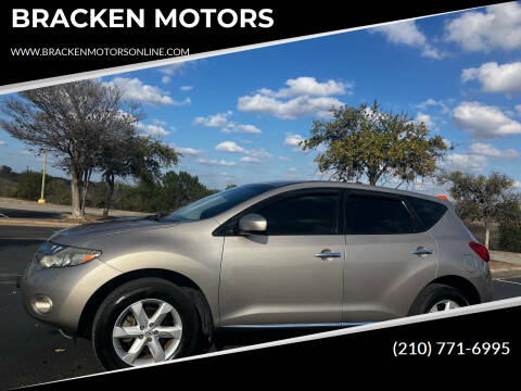 2009 Nissan Murano for sale at BRACKEN MOTORS in San Antonio TX