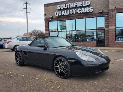 2001 Porsche Boxster for sale at SOUTHFIELD QUALITY CARS in Detroit MI