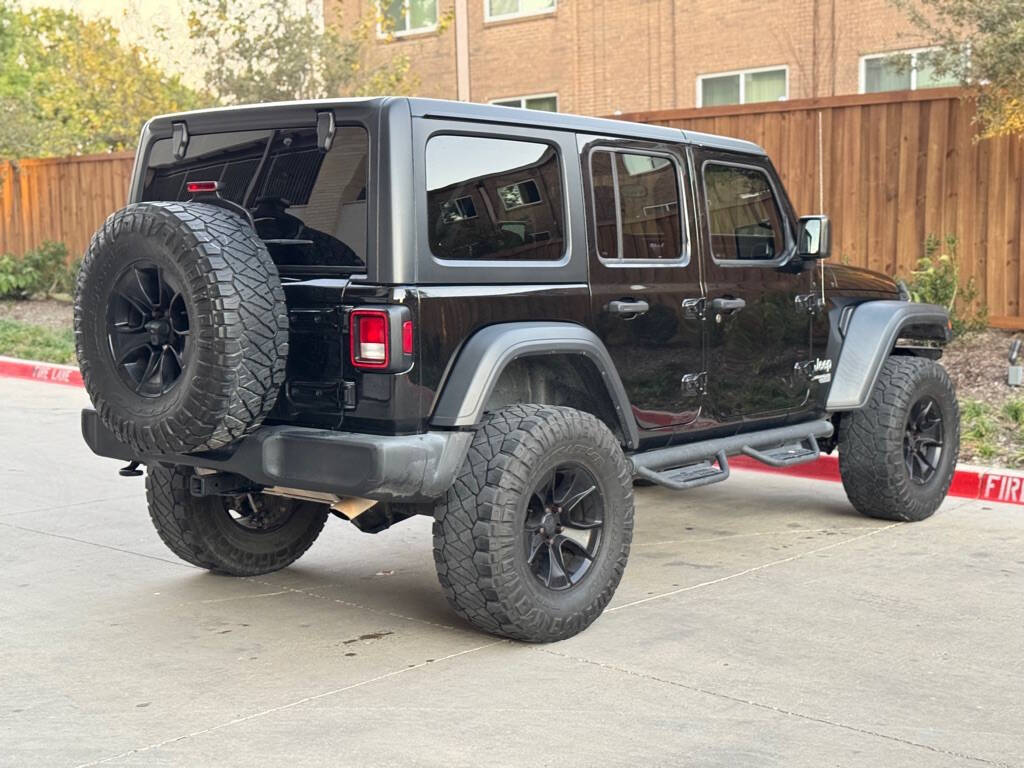 2018 Jeep Wrangler Unlimited for sale at Kanda Motors in Dallas, TX