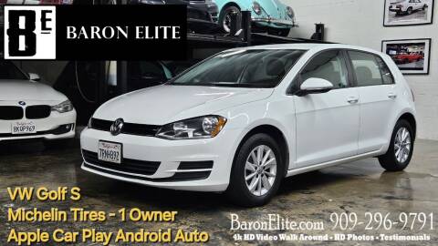 2016 Volkswagen Golf for sale at Baron Elite in Upland CA