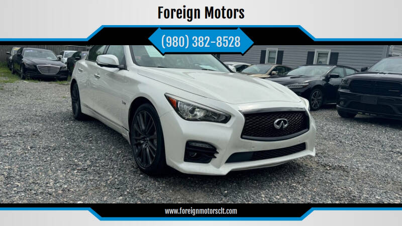 2016 Infiniti Q50 for sale at Foreign Motors in Kannapolis NC