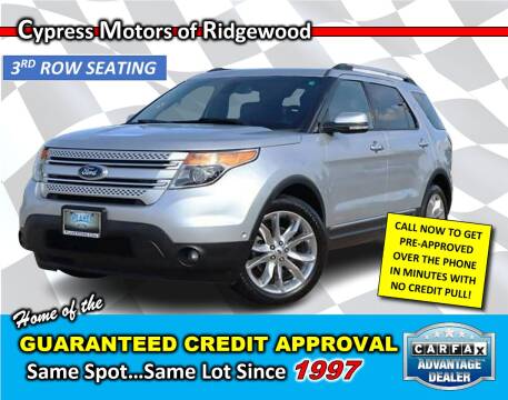 2011 Ford Explorer for sale at Cypress Motors of Ridgewood in Ridgewood NY