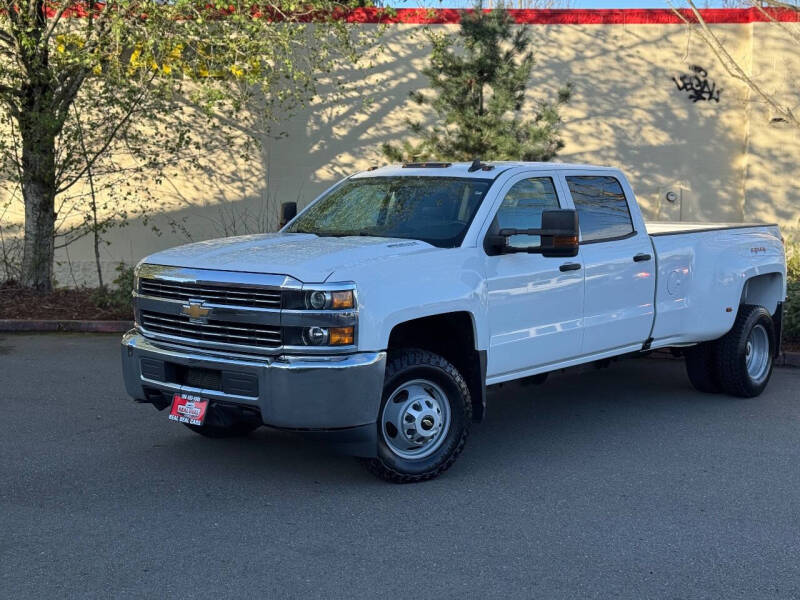Used 2016 Chevrolet Silverado 3500HD Work Truck with VIN 1GC4KYC84GF290293 for sale in Everett, WA