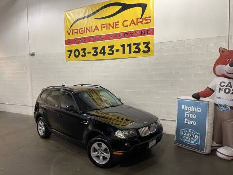 2007 BMW X3 for sale at Virginia Fine Cars in Chantilly VA