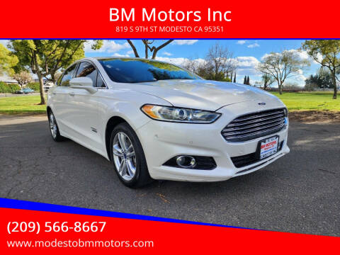 2016 Ford Fusion Energi for sale at BM Motors Inc in Modesto CA