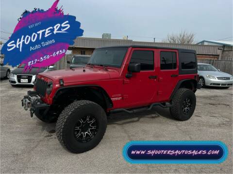 2010 Jeep Wrangler Unlimited for sale at Shooters Auto Sales in Fort Worth TX