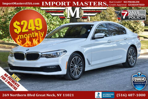 2018 BMW 5 Series for sale at Import Masters in Great Neck NY