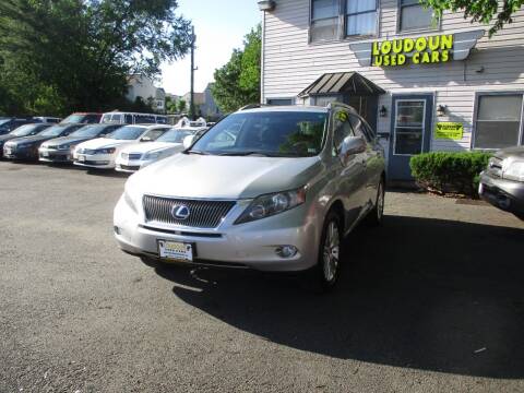 2010 Lexus RX 450h for sale at Loudoun Used Cars in Leesburg VA