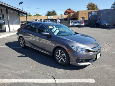 2016 Honda Civic for sale at E and M Auto Sales in Bloomington CA