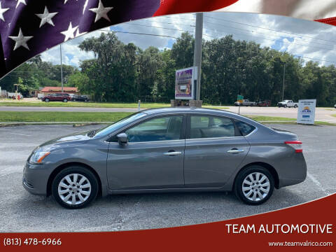 2015 Nissan Sentra for sale at TEAM AUTOMOTIVE in Valrico FL