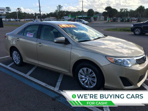 2012 Toyota Camry for sale at JOHN JENKINS INC in Palatka FL