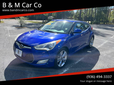 2013 Hyundai Veloster for sale at B & M Car Co in Conroe TX