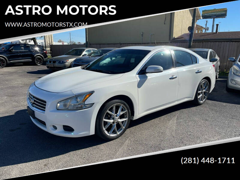 2010 Nissan Maxima for sale at ASTRO MOTORS in Houston TX
