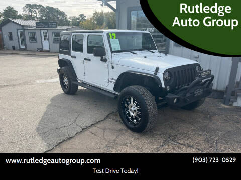 2017 Jeep Wrangler Unlimited for sale at Rutledge Auto Group in Palestine TX