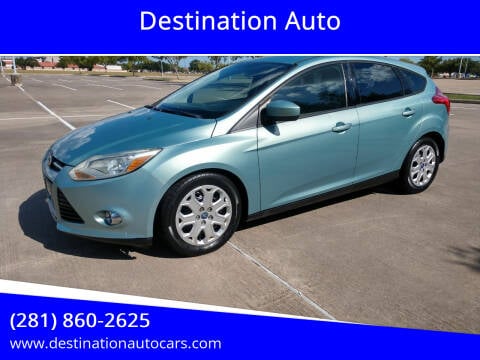 2012 Ford Focus for sale at Destination Auto in Stafford TX